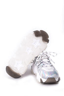 Women's Silver Sneaker | Derimod