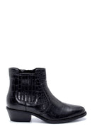 Women's Crocodile Patterned Heeled Boots | Derimod