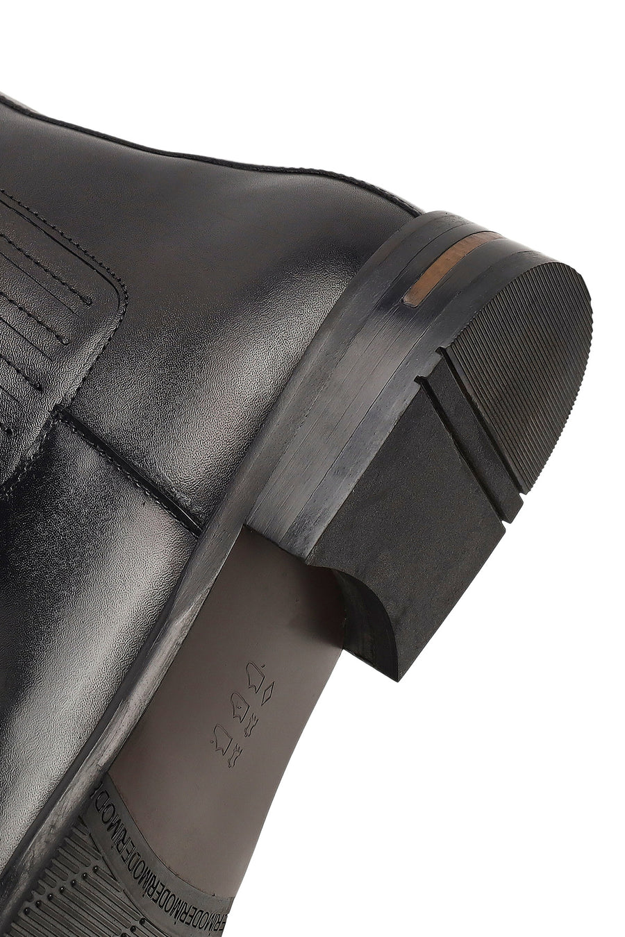 Male Black Leather Chelsea Boots