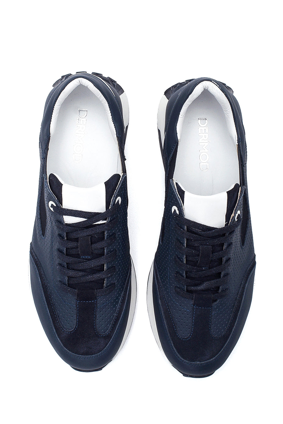 Erkek Deri Desenli Sneaker