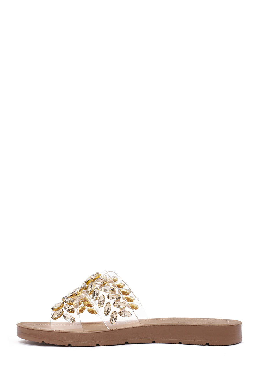 Women's Gold Stone Slippers
