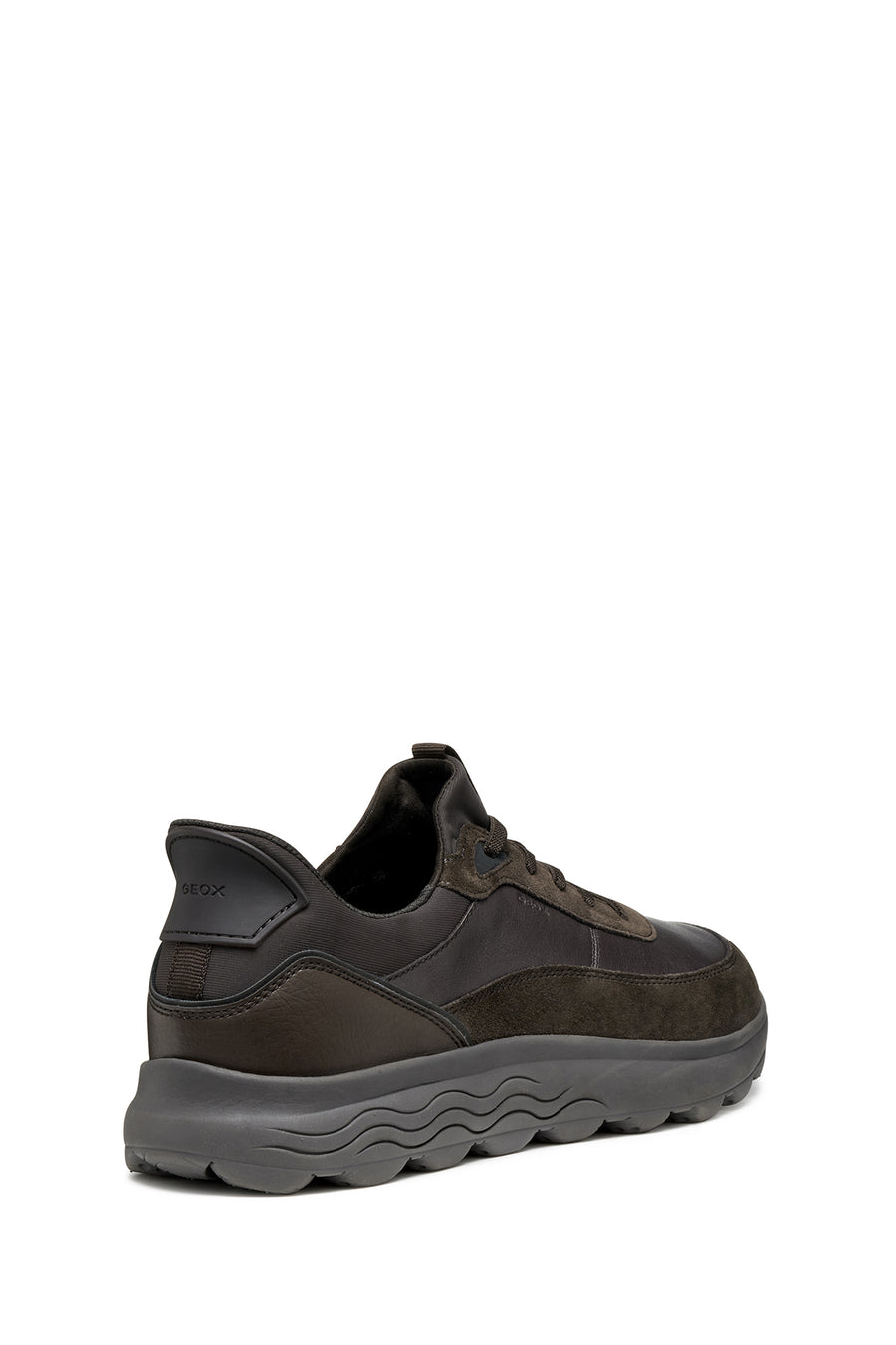 Geox Erkek Kahverengi U Spherıca Plus A - Nappa+Sued Bağcıklı Süet Sneaker