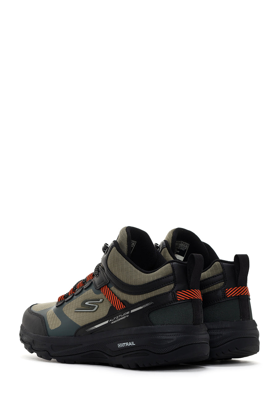 Skechers Men's Khaki Go Run Trail Altitude-Water Thick-Sole Sneaker