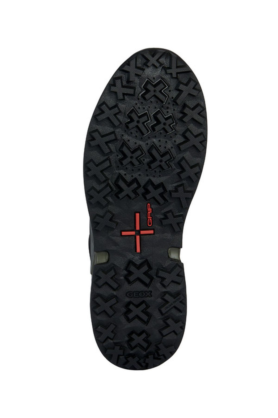 Geox Men's Black Sterrato Lace-Up Leather Sneaker