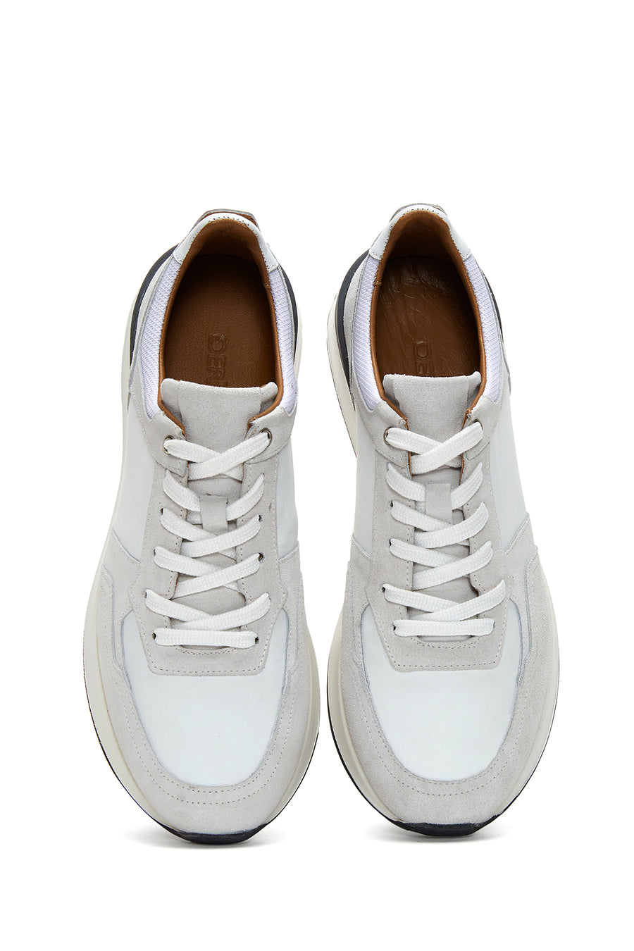 Men's Gray Suede Leather Sneaker