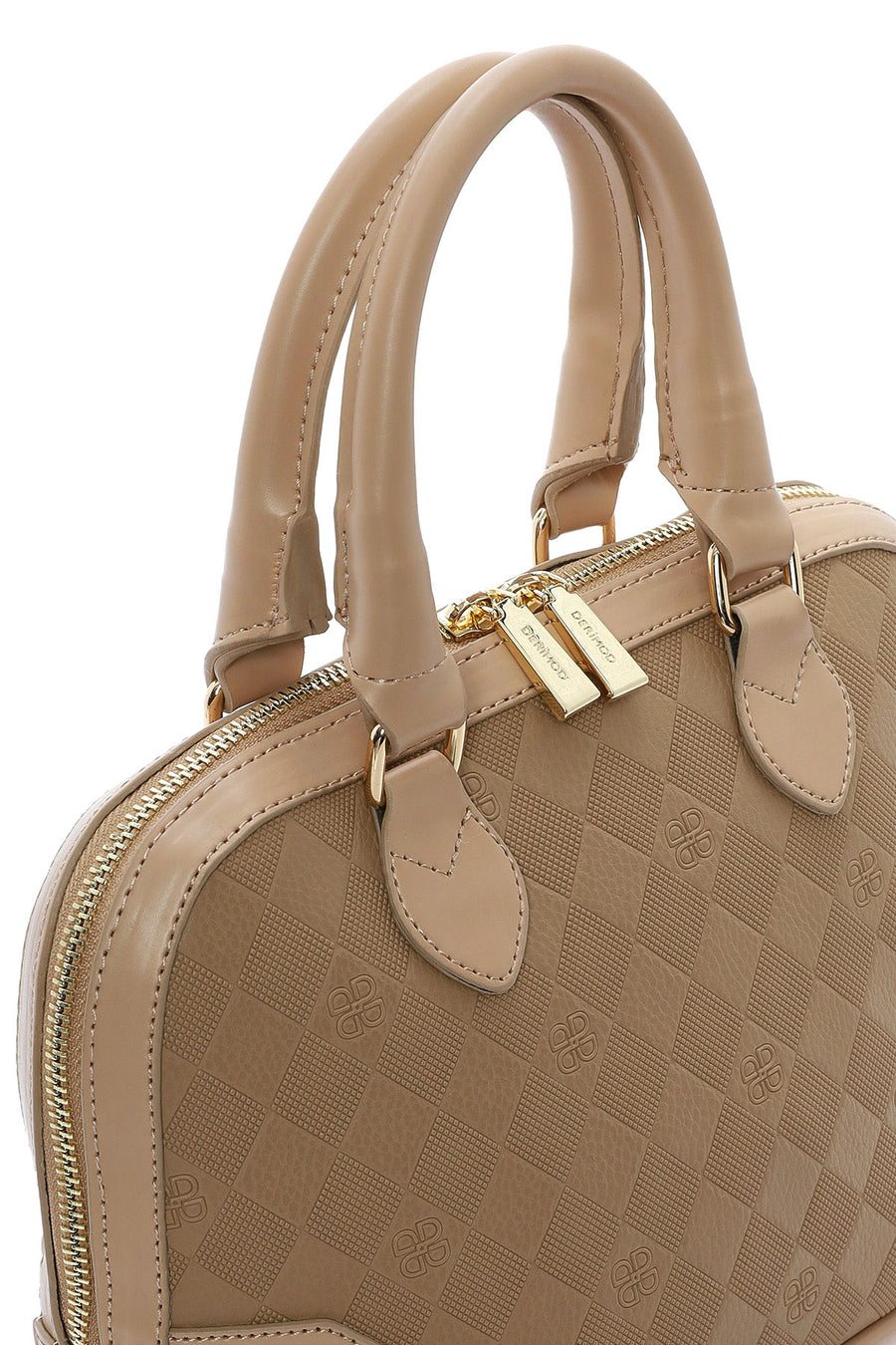 Women's Brown Long Strap Printed Crossbody Bag
