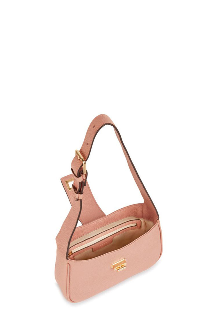 Geox Women's Beige Solangy Leather Shoulder Bag