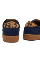 Derimod Studio Women's Navy Blue Lace-up Suede Sneaker | Derimod
