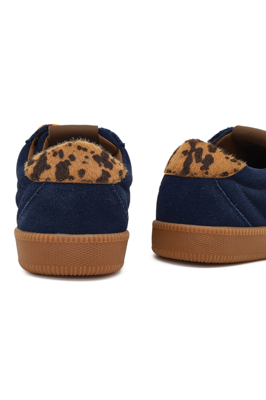 Derimod Studio Women's Navy Blue Lace-up Suede Sneaker