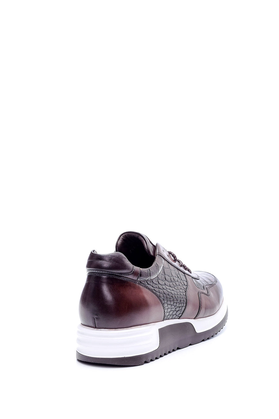 Erkek Kroko Detaylı Sneaker