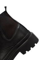 Men's Black Lace-Up Leather Casual Boots | Derimod