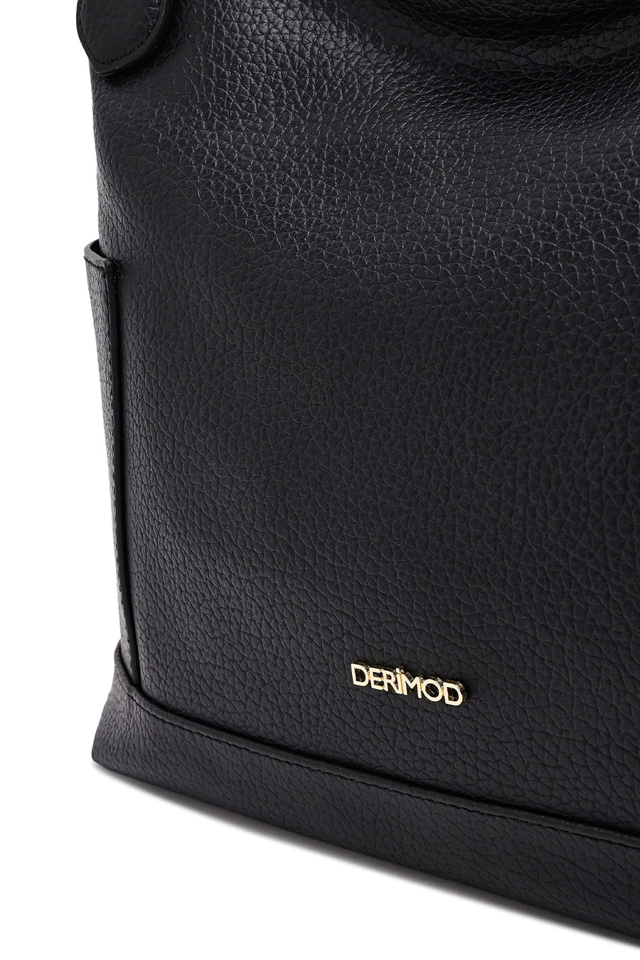 Woman Black Long-Strap Shoulder Bag