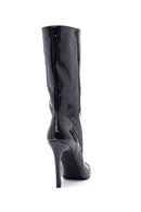 Women's Snake Patterned Derimod X Whenever Company Heeled Boots | Derimod