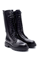 Women's Leather Lace Up Boots | Derimod