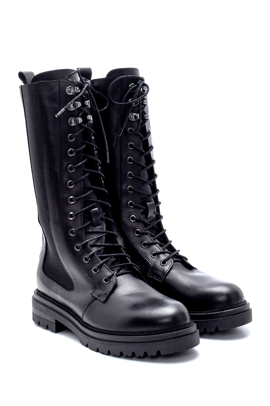 Women's Leather Lace Up Boots