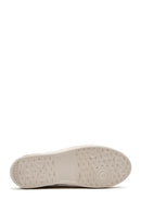Women's Beige Lace-Up Suede Leather Sneaker | Derimod