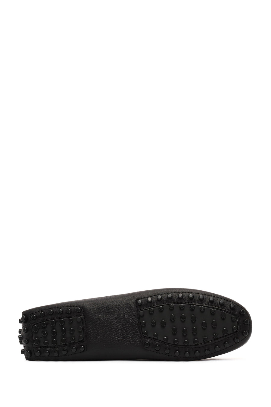 Woman Black Leather Loafer