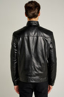 New Hugo Men's Leather Jacket | Derimod