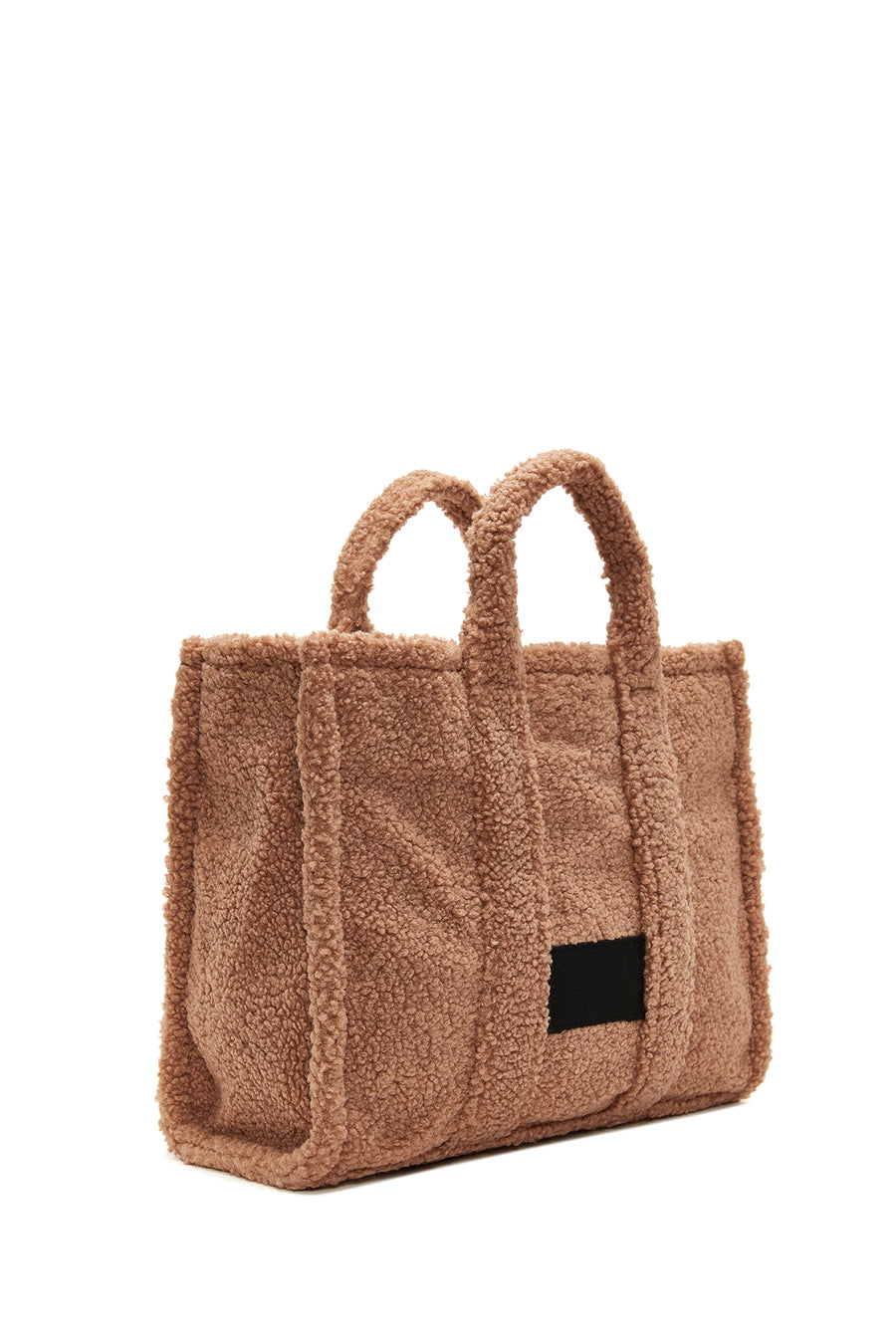 Women's Brown Plush Handbag