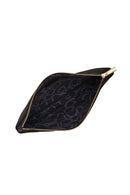 Woman Black Braided Chain-Strap Clutch Bag | Derimod
