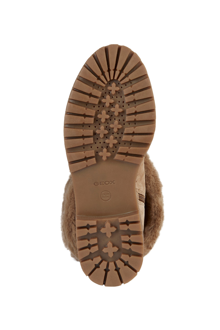 Geox Women's Beige Iridea Suede Boots
