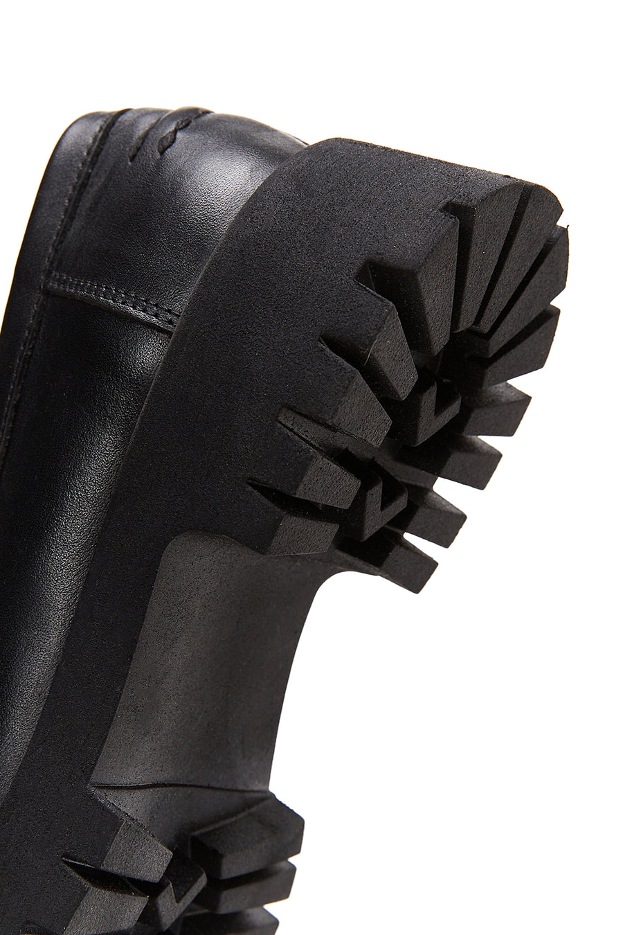 Women's Black Leather Loafer