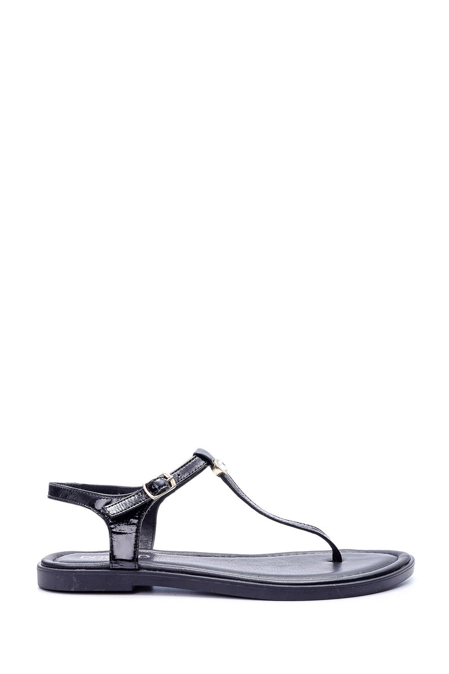 Women's Patent Leather Sandals 19SFD113014 | Derimod