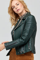 Isabella Women's Leather Jacket | Derimod