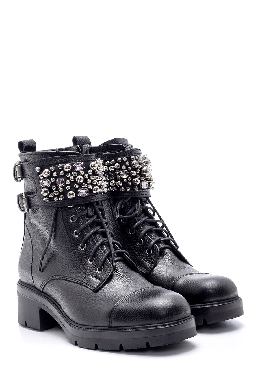 Women's Leather Stone Boots