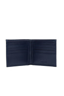 Men's Navy Blue Leather Casual Wallet | Derimod