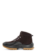Men's Brown Lace-Up Leather Casual Boots | Derimod