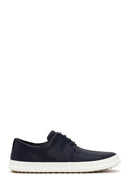 Camper Men's Navy Blue Chasis Lace-Up Leather Casual Shoes | Derimod