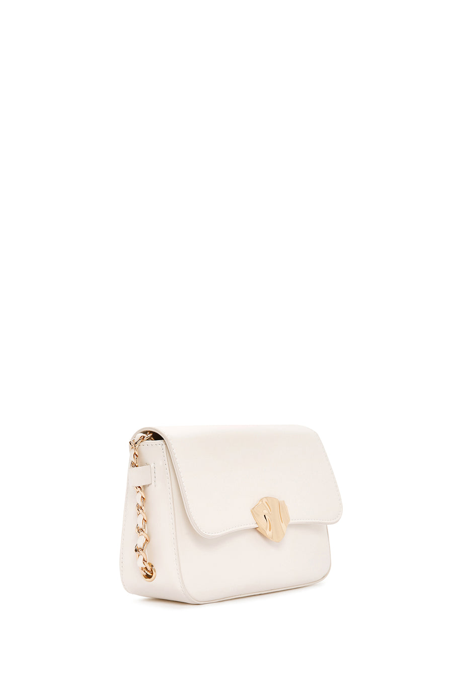 Women's White Long Strap Crossbody Bag