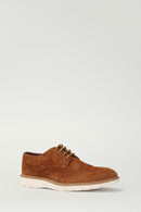 Men's Tan Suede Leather Shoes | Derimod