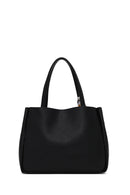 Woman Black Long-Strap Accessorized Classic Shoulder Bag | Derimod