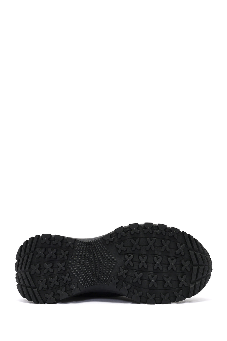 
Men's Black Lace-Up Nubuck Leather Sneaker
