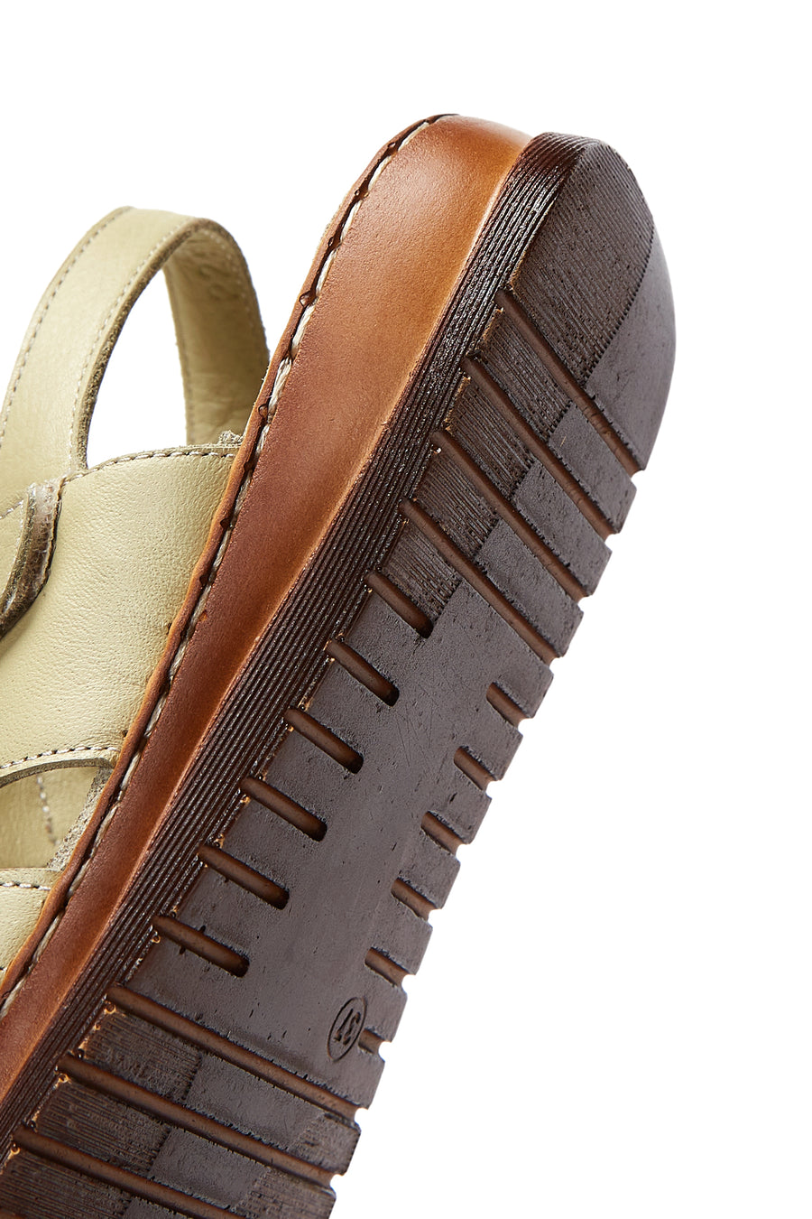 Kadın Yeşil Deri Comfort Sandalet
