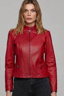 Viola Women's Leather Jacket | Derimod