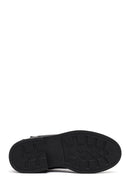 Women's Black Leather Chelsea Boot | Derimod