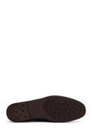 Men's Brown Buckle Leather Casual Loafer | Derimod