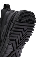 Derimod Zero Men's Black Lace Up Fabric Sneaker | Derimod