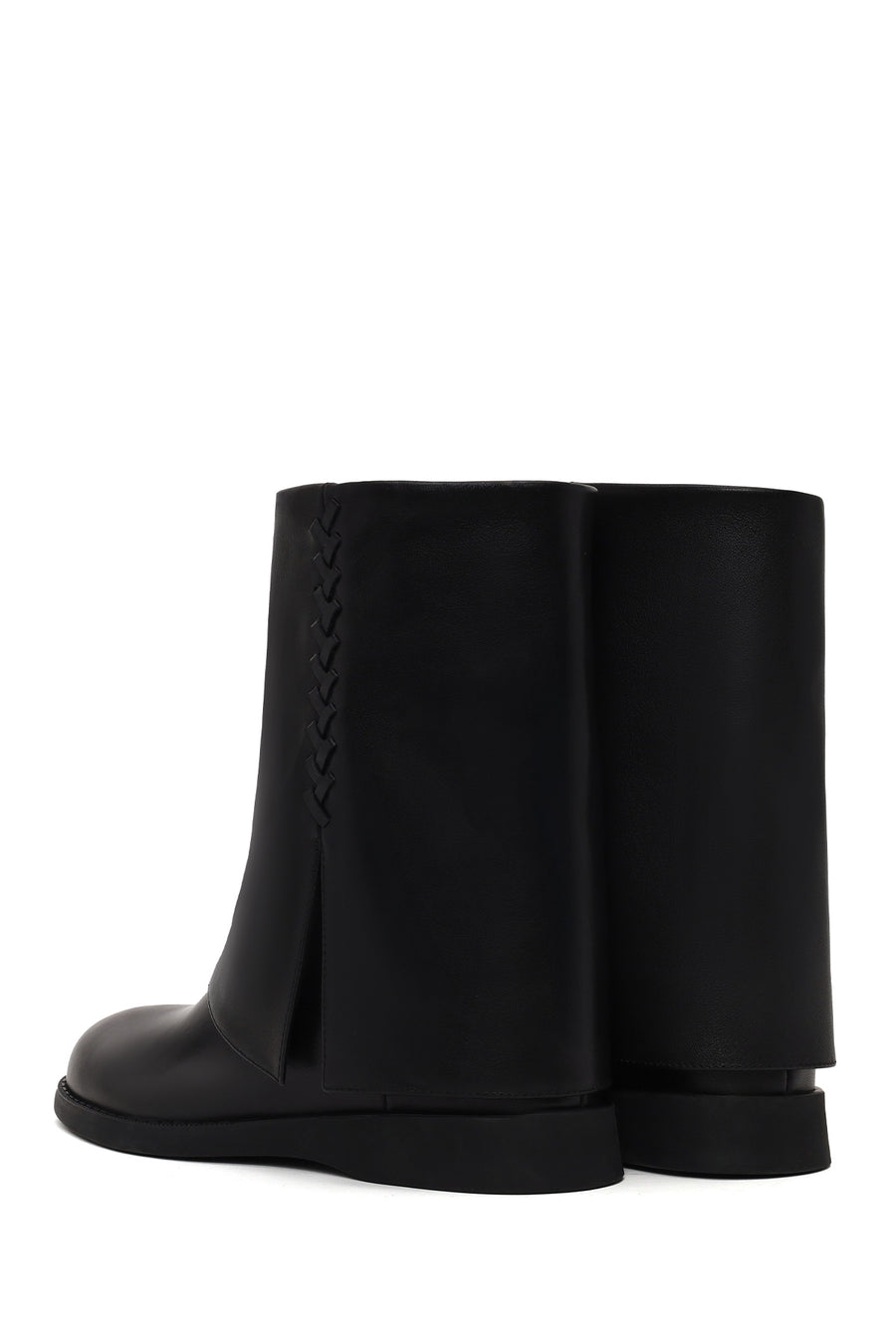 Woman Black Leather Boots