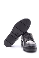 Women's Zipper Detailed Leather Sports Shoes | Derimod