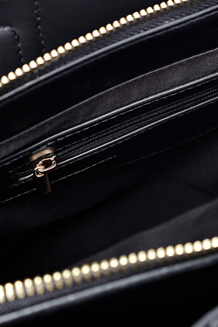 Women's Black Patterned Classic Handbag