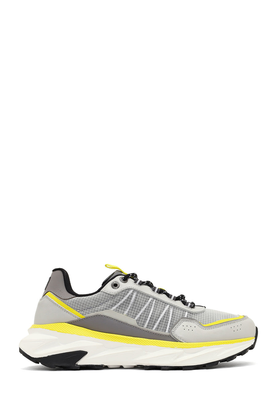 Derimod Studio Men's Gray Lace-Up Thick-Soled Sneaker 25WFD780114 | Derimod