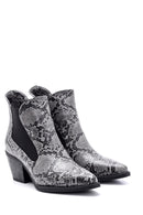 Women's Snakeskin Detailed Boots | Derimod