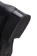 Geox Women's Black Tormalina Zippered Leather Heeled Boots | Derimod