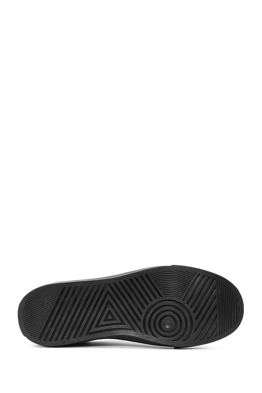 Erkek Siyah Bağcıklı Süet Deri Sneaker