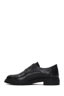 Women's Black Leather Oxford Shoes | Derimod