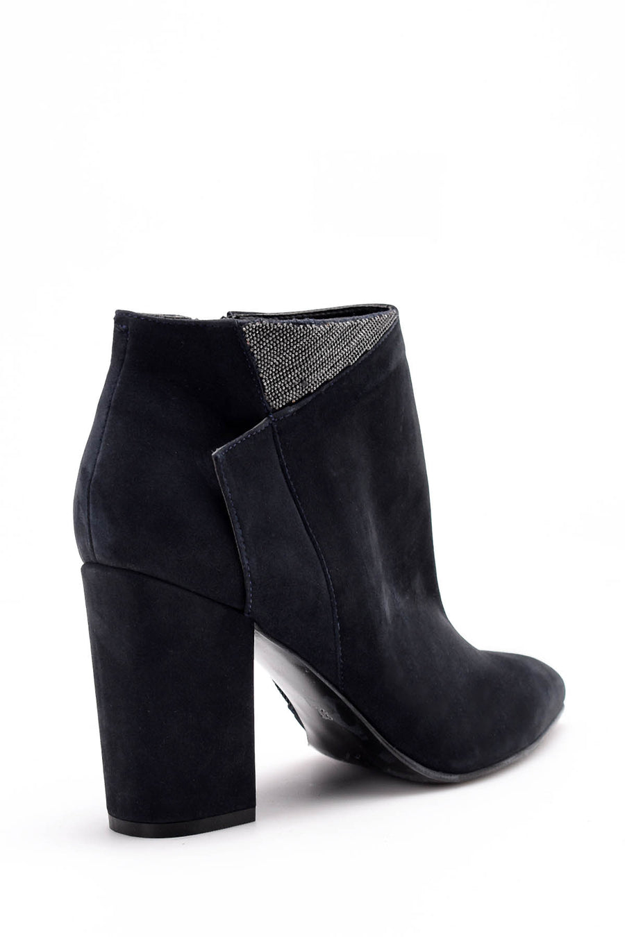 Women's Suede Heeled Boots